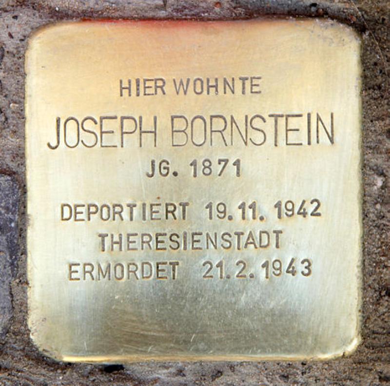 Stolperstein für Joseph Bornstein