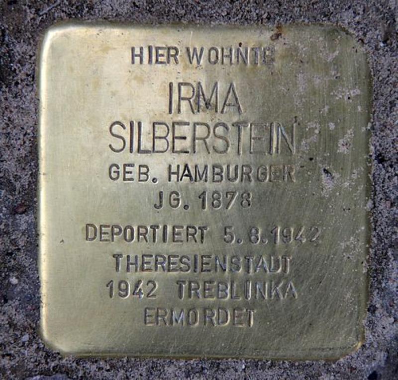 Stolperstein für Irma Silberstein
