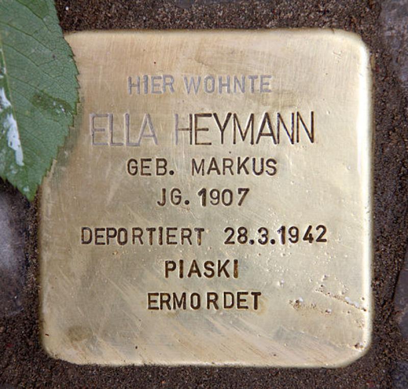 Stolperstein für Ella Heymann