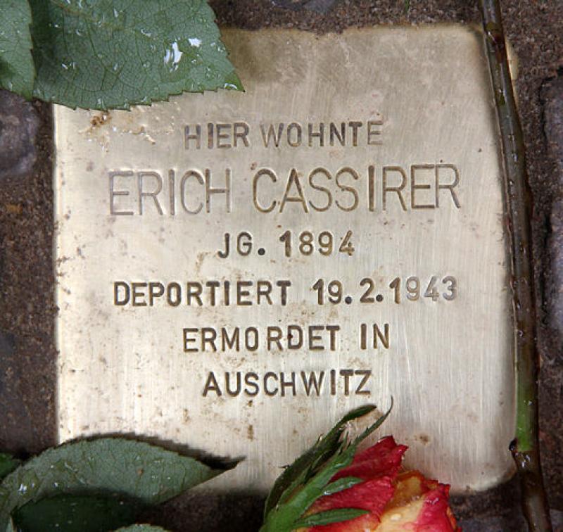 Stolperstein für Erich Cassirer