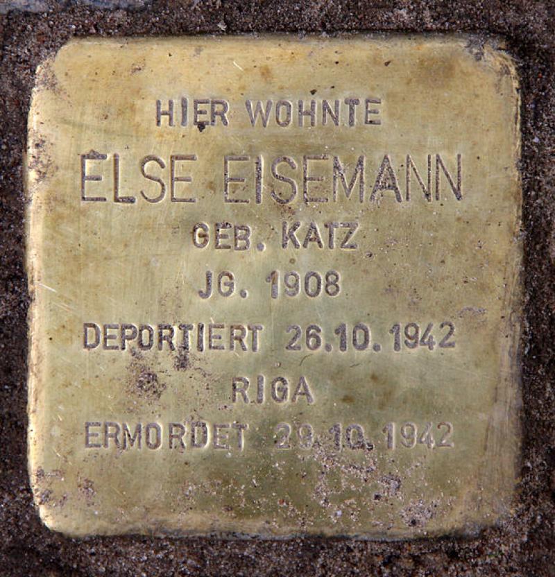 Stolperstein Else Eisemann