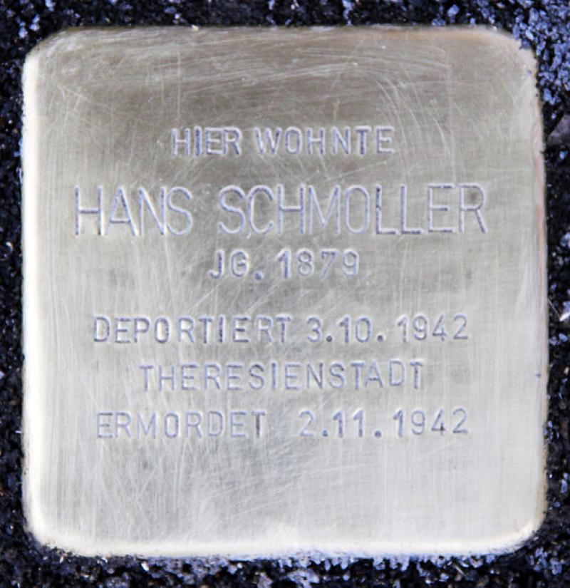Stolperstein für Dr. Hans Schmoller © OTFW