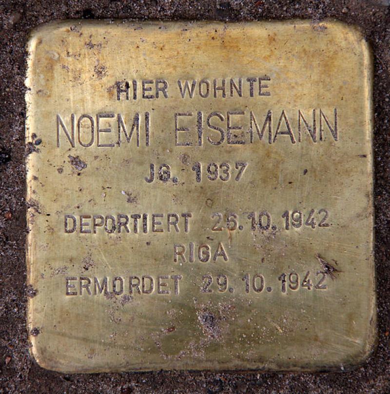 Stolperstein Noemi Eisemann