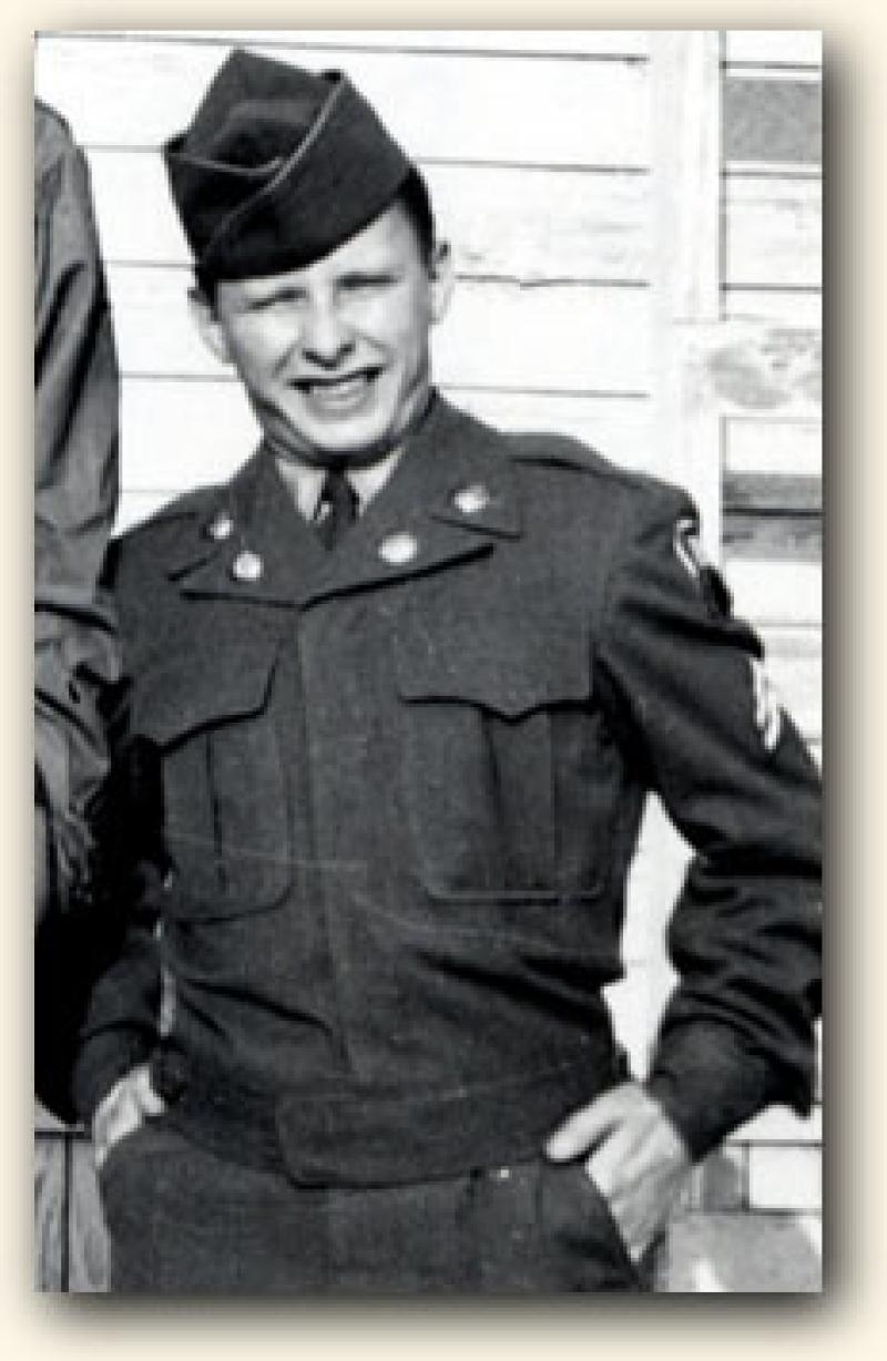 Siegbert Freiberg wurde von der US Armee eingezogen, um in Korea zu kämpfen. 1950 (c) The Yiddish Radio Project