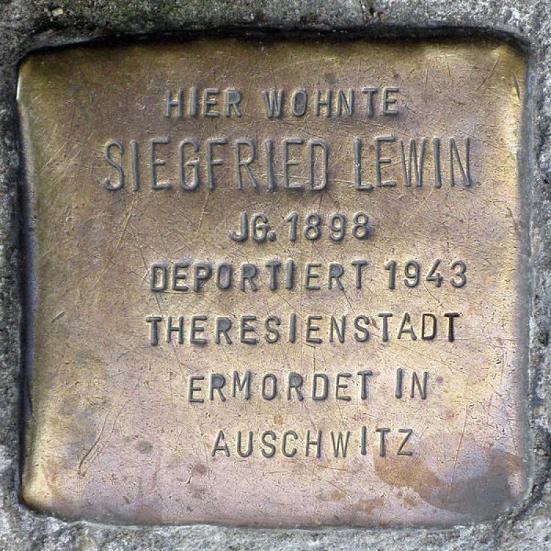 Stolperstein für Siegfried Lewin