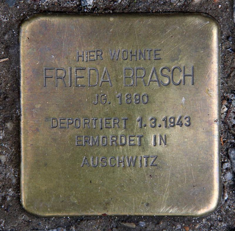 Stolperstein Frieda Brasch
