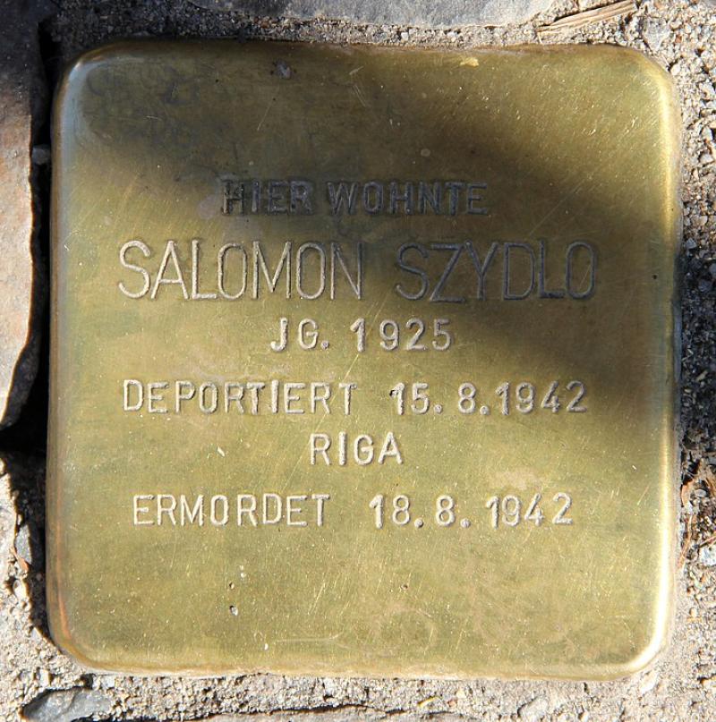 Stolperstein für Salomon Szydlo © OTFW