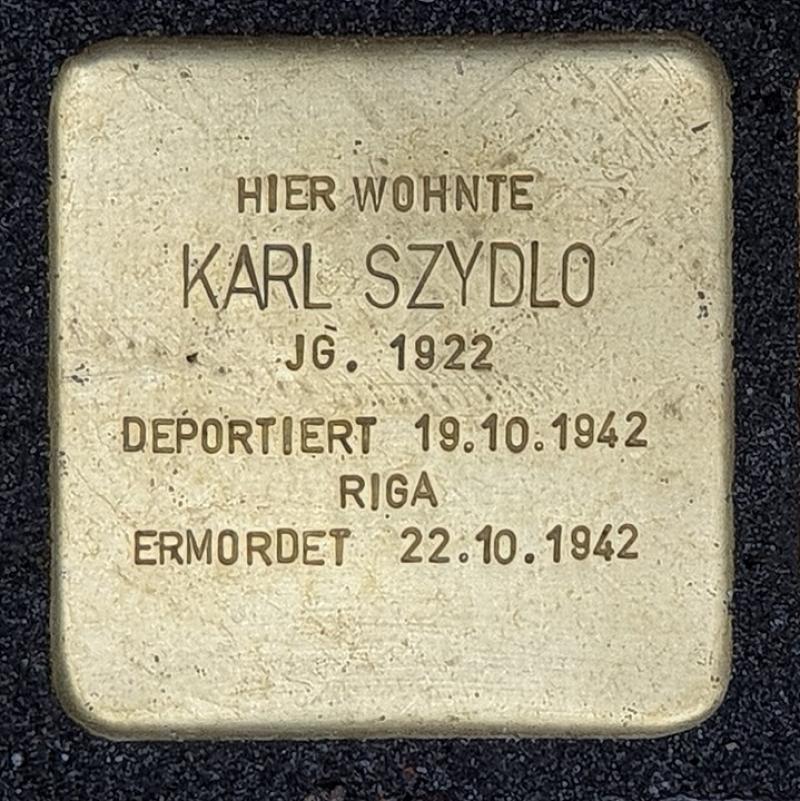 Stolperstein für Karl Szydlo © OTFW