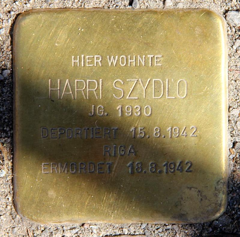 Stolperstein für Harri Szydlo  © OTFW