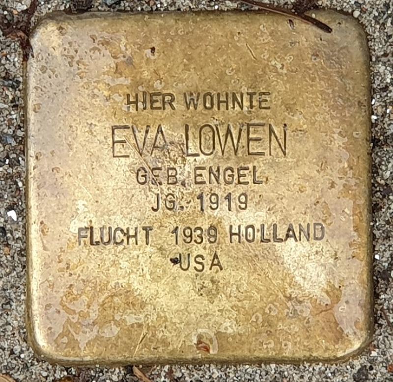 Stolperstein für Eva Lowen © OTFW
