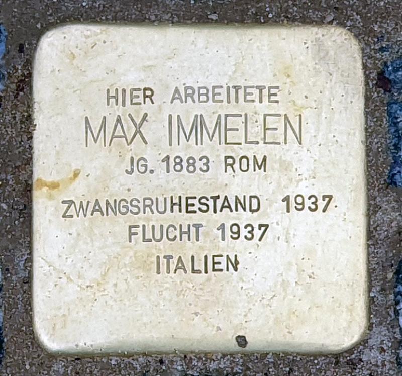 Stolperstein für Max Immelen © OTFW