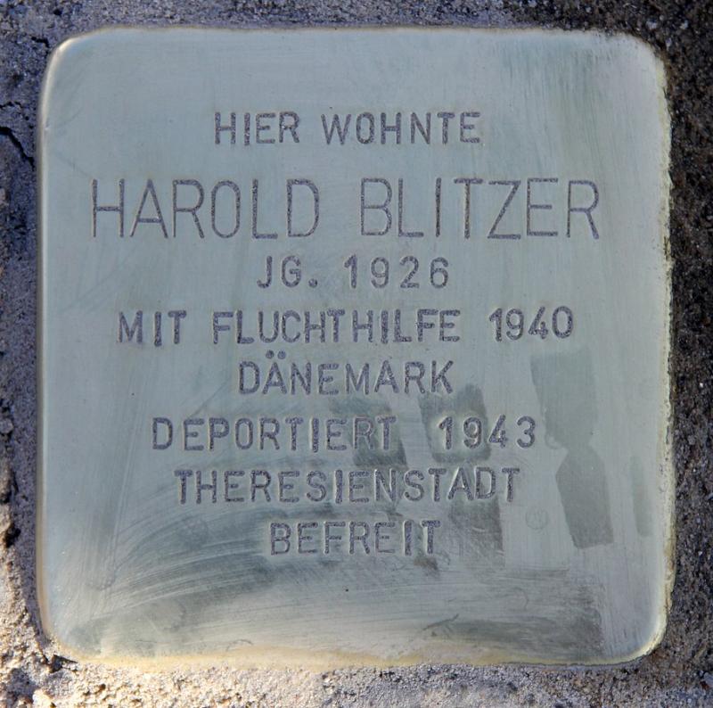 Stolperstein Harold Blitzer © OTFW Berlin