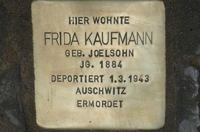 Foto: Initiative Stolpersteine Charlottenburg-Wilmersdorf