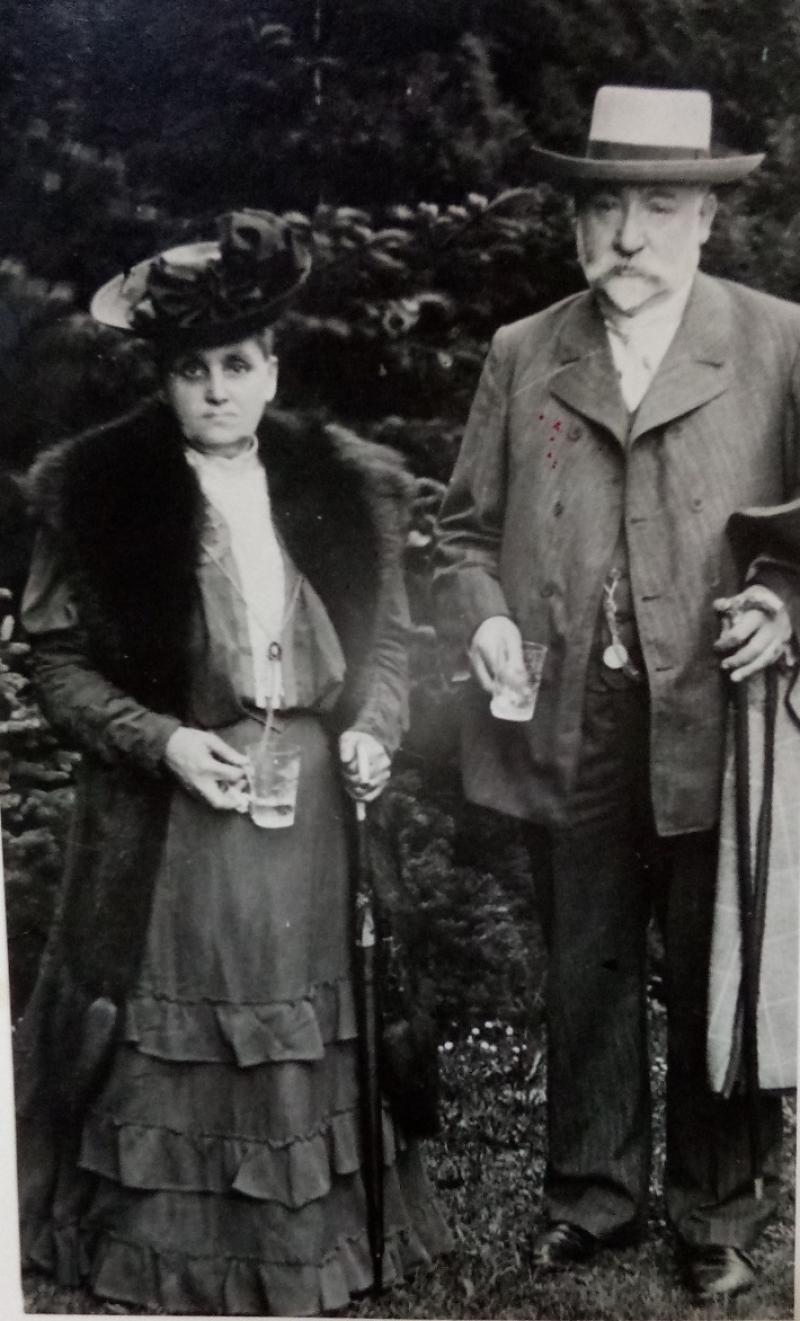 Sarah und Isaak Kowalski 1905 in Tilsit, Foto Privat