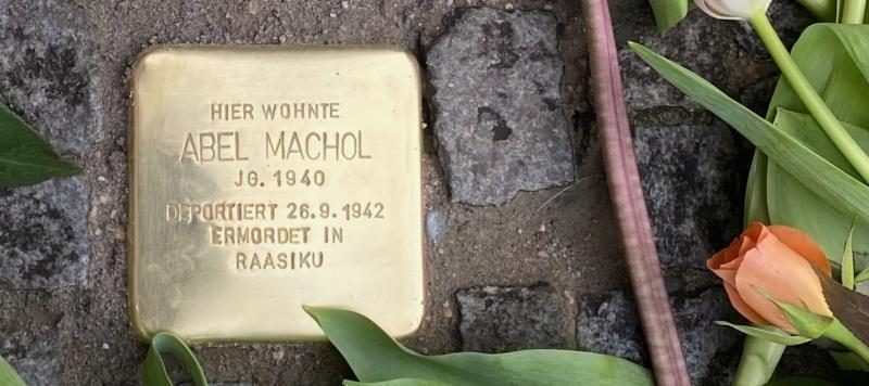 Stolperstein für Abel Machol © A. Kahane