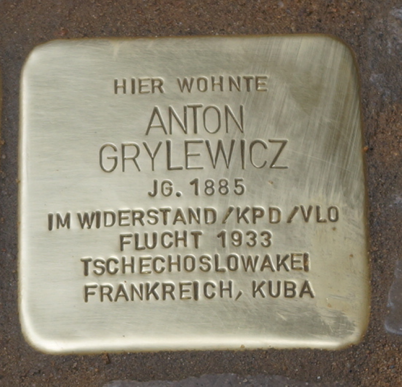 Stolperstein Brusendorfer Straße 23 Foto: Marisa Schulz