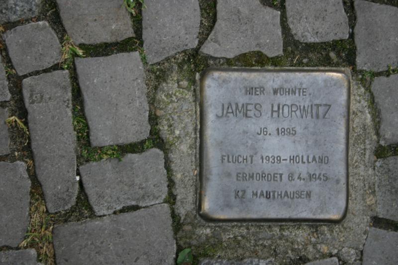 Stolperstein für James Howitz. Copyright: MTS