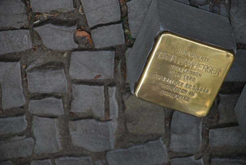Stolpersteine für Erna Bamberger. Copyright: Mauren Antkowski