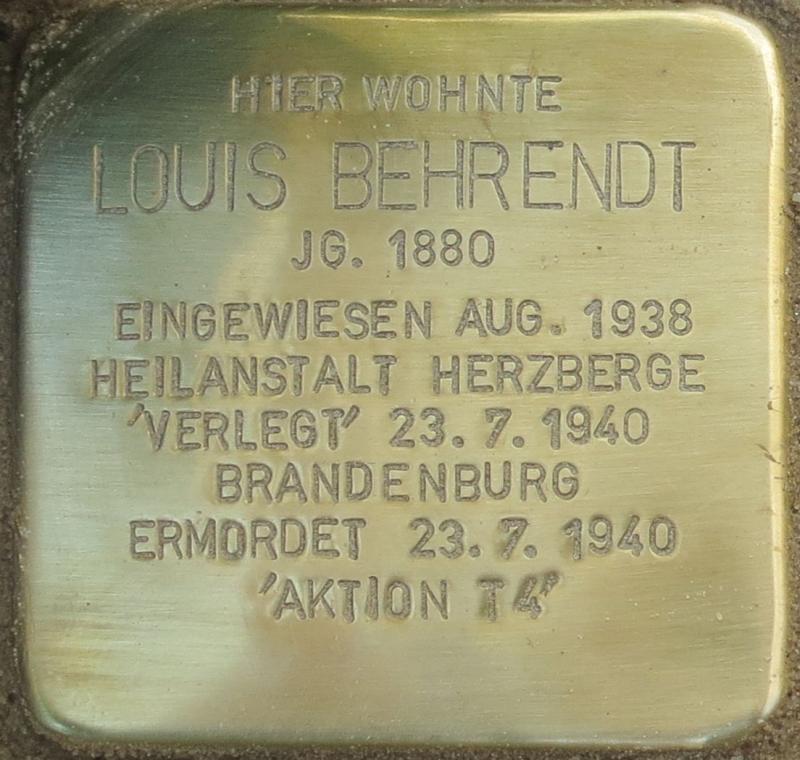 Stolperstein Louis Behrendt