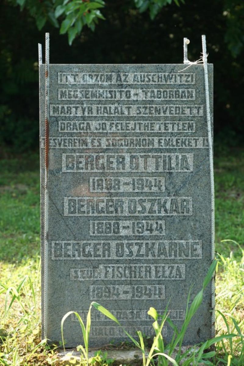 Gedenkstein Otti Berger Bild: Alexandra Matz