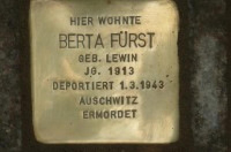 Foto: Initiative Stolpersteine Charlottenburg-Wilmersdorf