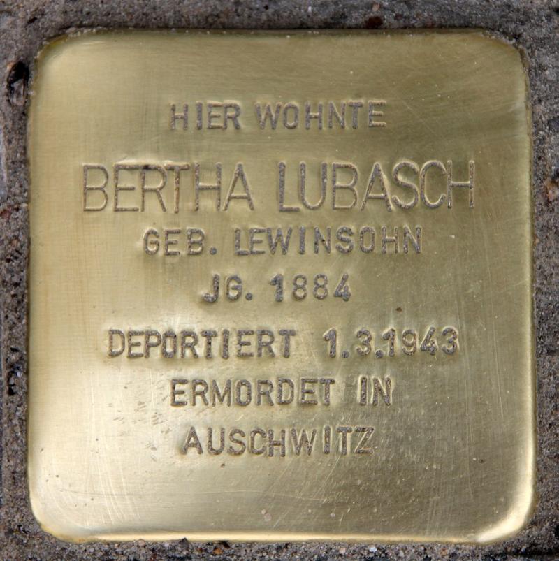 Bertha Lubasch © OTFW