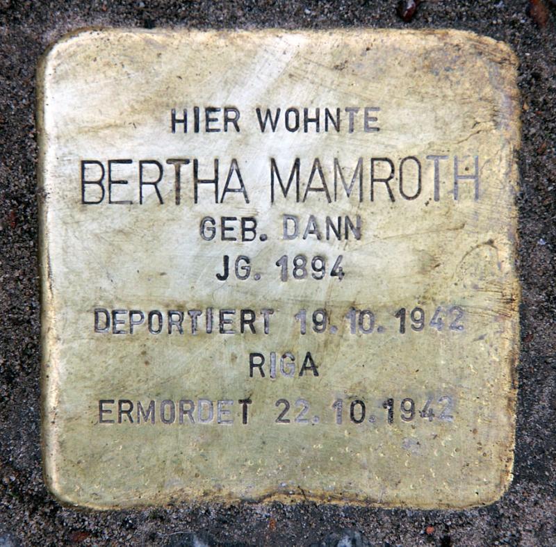 Bertha Mamroth © OTFW