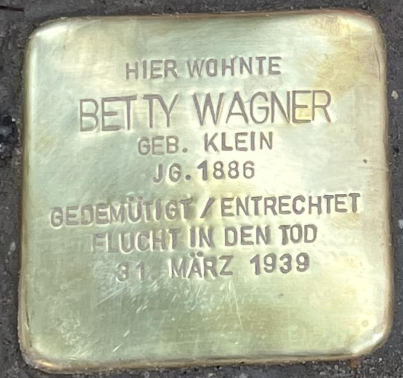 Stolperstein Betty Lautensack © OTFW