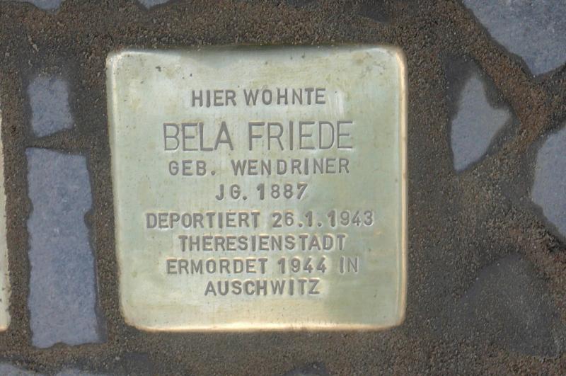 Foto: Initiative Stolpersteine Charlottenburg-Wilmersdorf