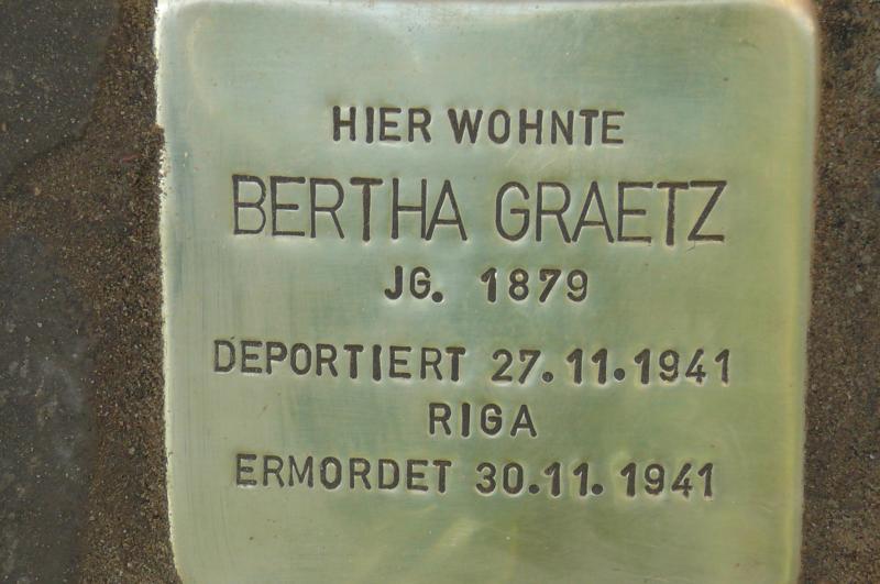 Foto:Initiative Stolpersteine Charlottenburg-Wilmersdorf
