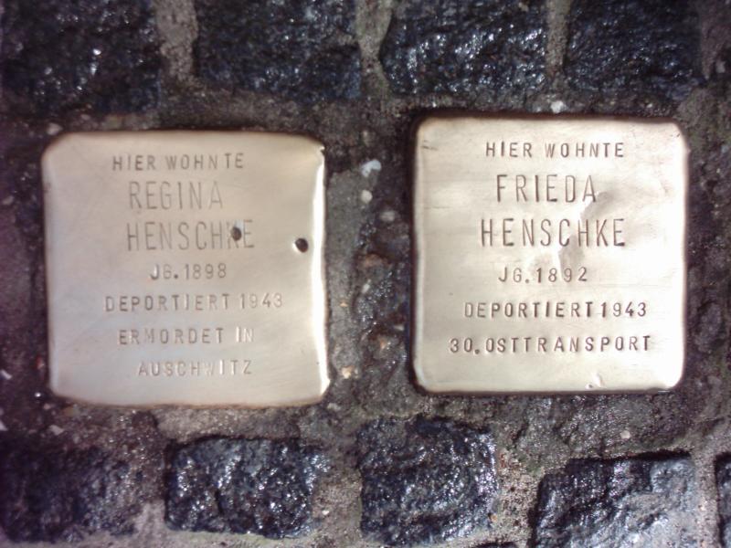 Stolperstein für Frieda Henschke