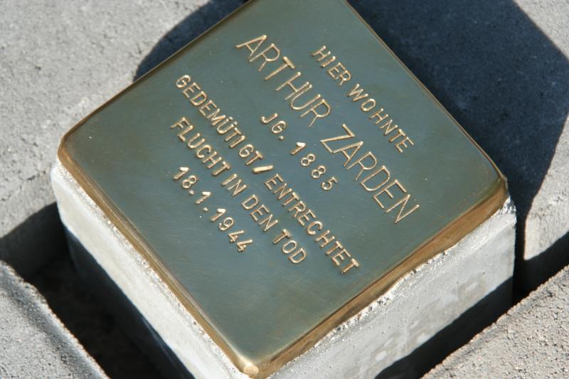 Stolperstein von Arthur Zarden