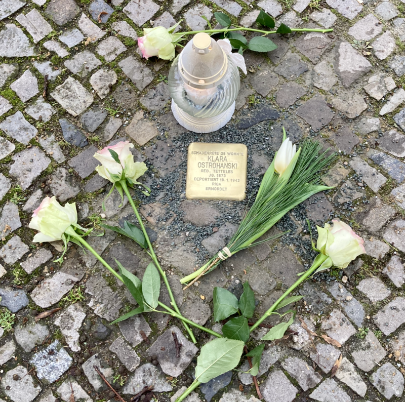 Stolperstein für Klara Ostrohanski © P. T. Fritsche