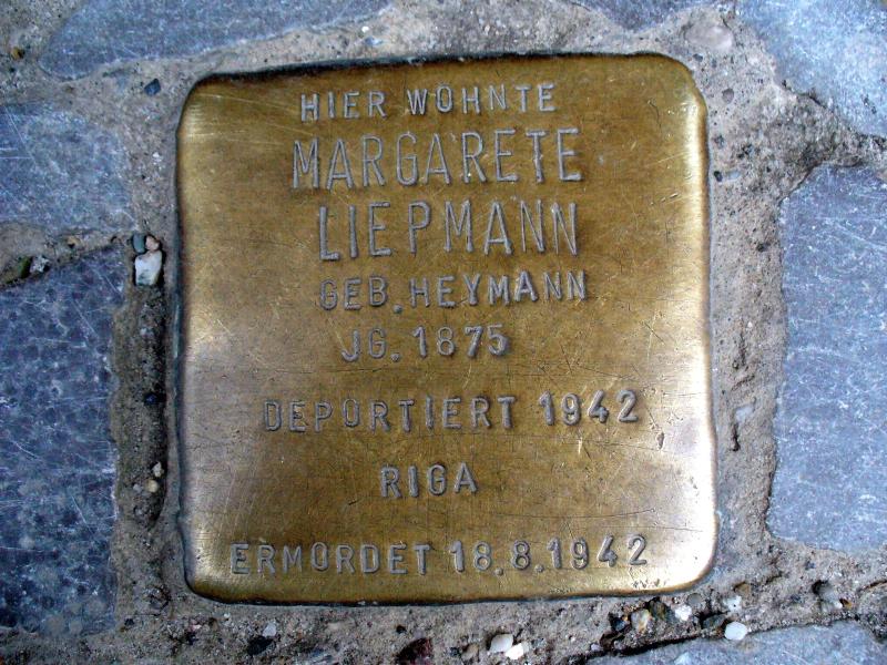 Foto:Initiative Stolpersteine Charlottenburg-Wilmersdorf