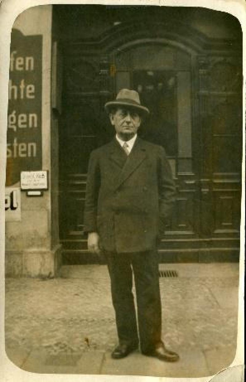 Alexander Blüger nach dem Krieg