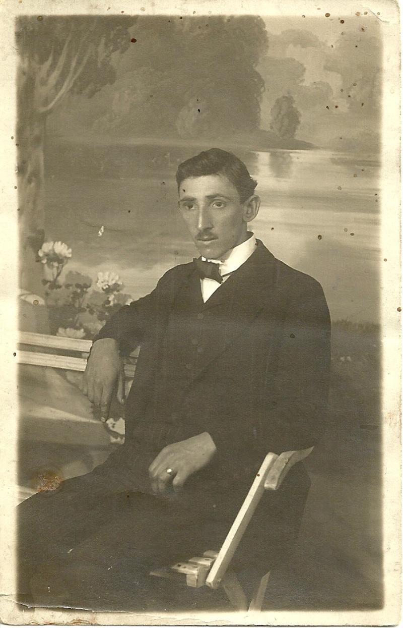 Philipp Braunhart als junger Mann