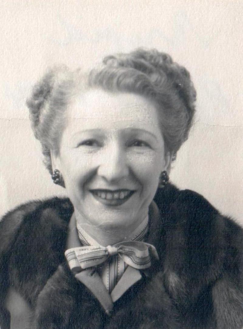 1954 Brigid Turk in Seattle, Foto: privat