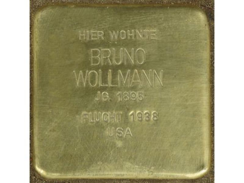 Stolperstein Bruno Lasnitzki, Foto: H.-J. Hupka