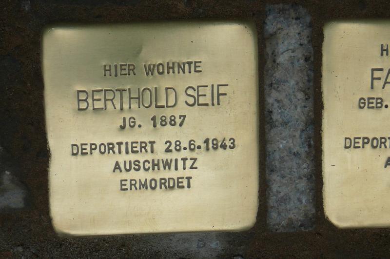 Foto:Initiative Stolpersteine Charlottenburg-Wilmersdorf