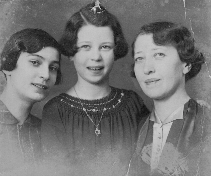 Debora, Ruth und Selma Cyzner im März 1939 © Privatbesitz