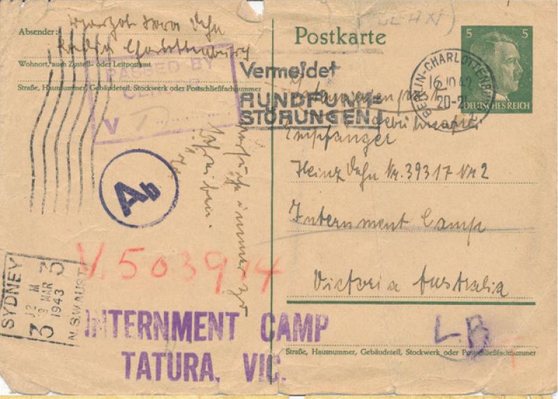 Dehn, Margot, Postkarte vorne © Familienbesitz