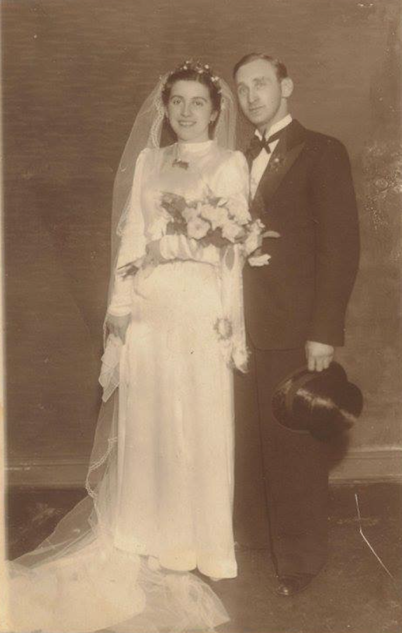 Hanni und Kurt Donn bei ihrer Hochzeit 1938