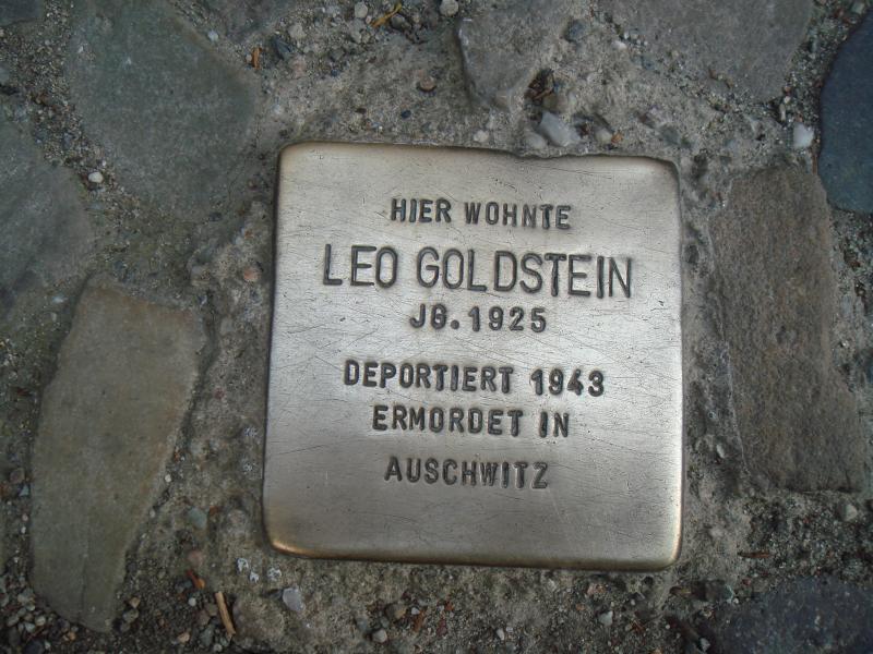 Stolperstein für Leo Goldstein