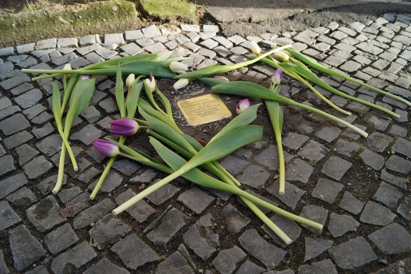 Stolperstein Arthur Schönig © Museum Neukölln