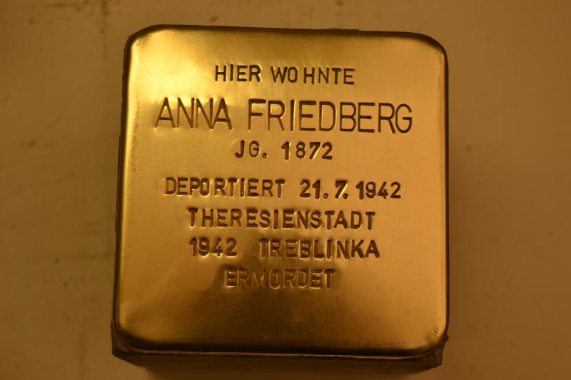 Stolperstein für Anna Friedberg