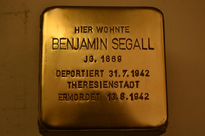 Stolperstein für Benjamin Segall