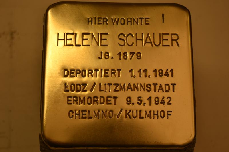 Stolperstein für Helene Schauer