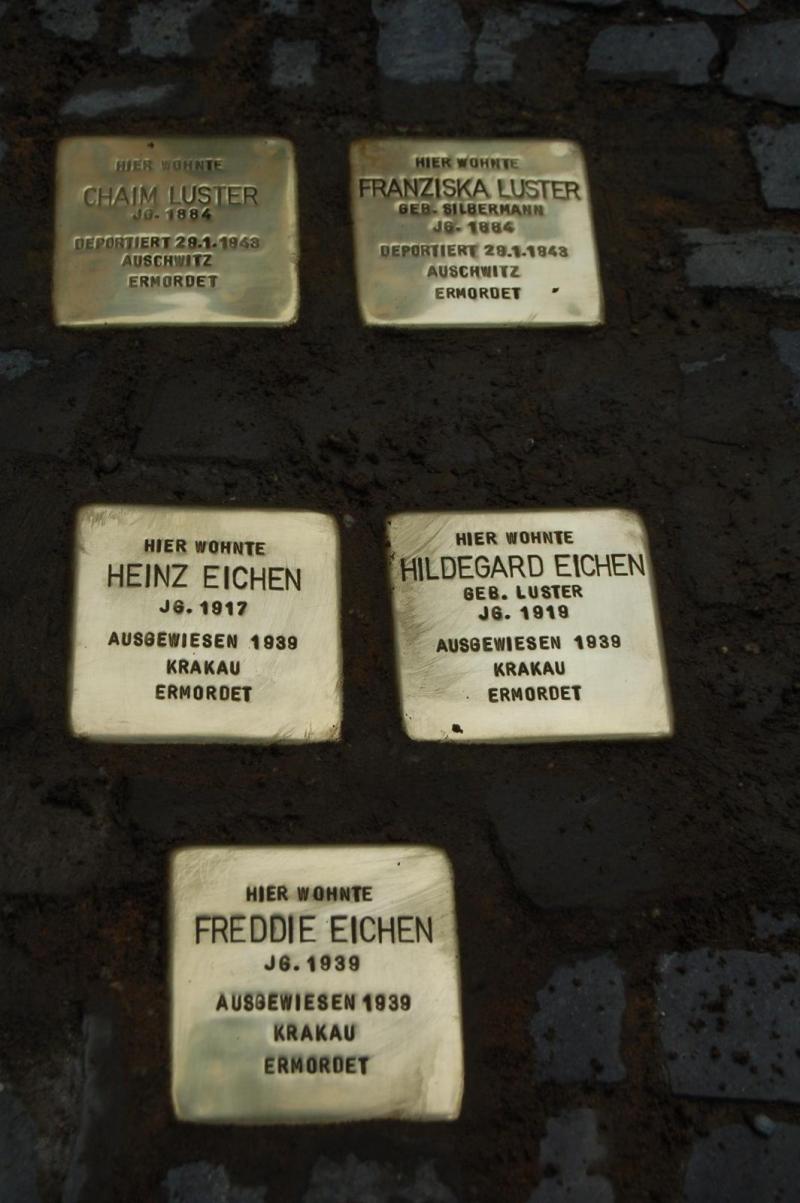 Stolpersteine Berlepsschtraße 4 (c)Projekt-Stolpersteine