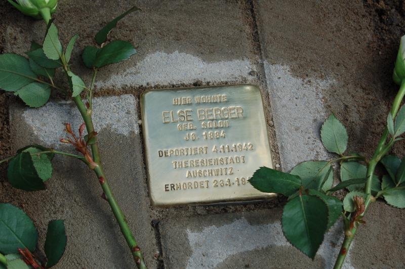 Stolperstein Else Berger (c/o Projekt-Stolpersteine)