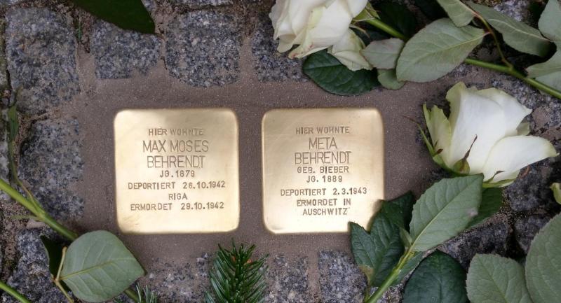 Stolpersteine Ehepaar Behrendt © Koordinierungsstelle Stolpersteine Berlin